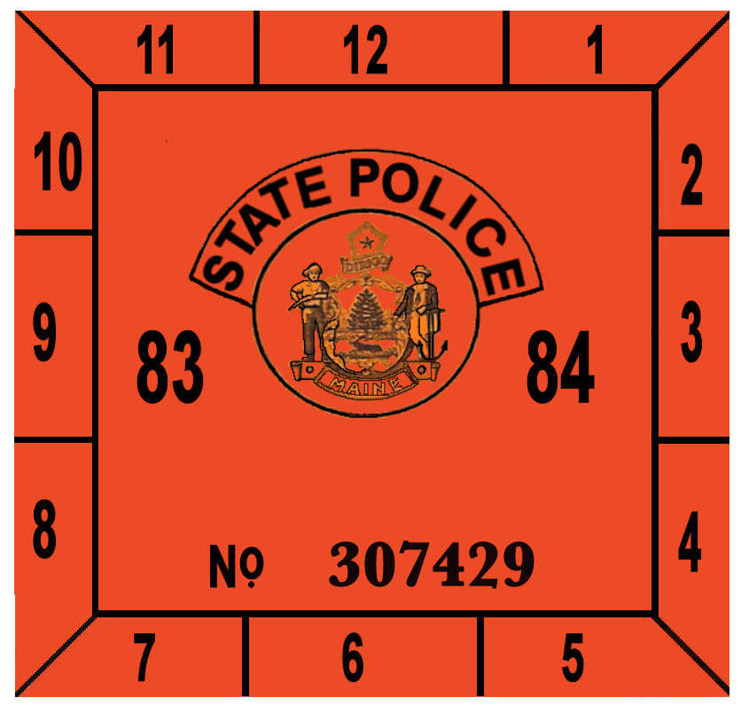 (image for) 1983-84 Maine Inspection Sticker